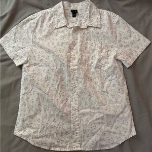 Art Class White Floral Button Down Shirt